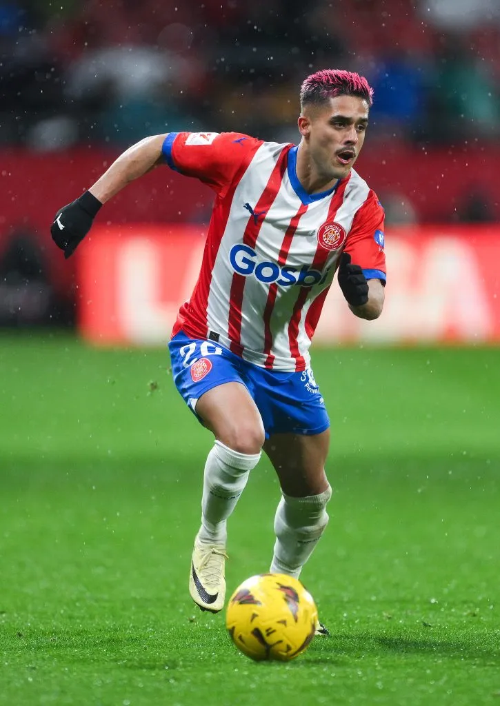 Yan Couto, do Girona, foi convocado (Foto de David Ramos/Getty Images)