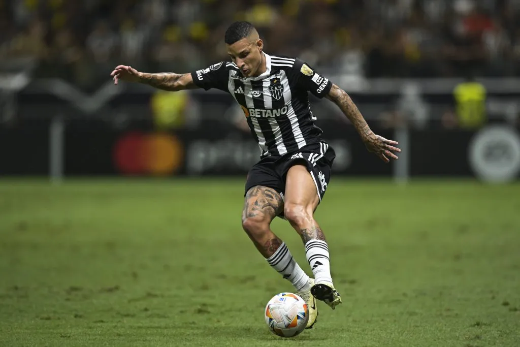 Guilherme Arana, do Atlético-MG, foi convocado (Foto de Pedro Vilela/Getty Images)