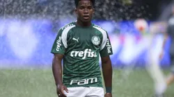 Endrick jogador do Palmeiras (Foto de Alexandre Schneider/Getty Images)
