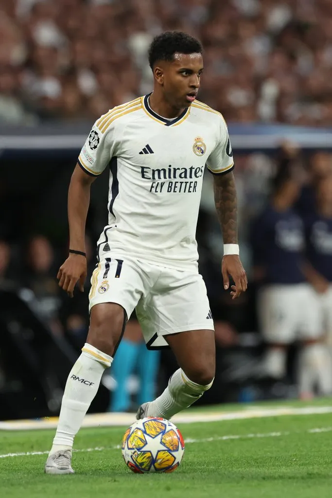 Rodrygo, do Real Madrid, foi convocado (Foto de Alexander Hassenstein/Getty Images)