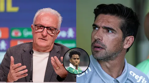 Dorival Júnior convocou Endrick para a Seleção rumo à Copa América e precisou responder sobre 'papo' de Abel em ida à Disney - Montagem: fotos de Marcello Zambrana e Fernando Moreno/AGIF e Rafael Ribeiro/CBF