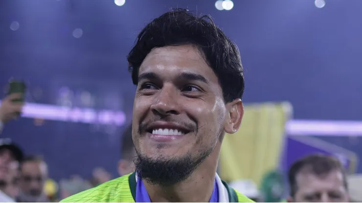 Gustavo Gómez soma muitos títulos pelo Alviverde. Foto: Ettore Chiereguini/AGIF
