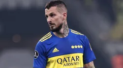 Dario Benedetto durante partida entre Corinthians e Boca Juniors, na Neo Química Arena, pela Copa Libertadores da América, no dia 28/06/2022.