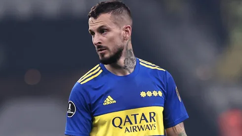 Dario Benedetto durante partida entre Corinthians e Boca Juniors, na Neo Química Arena, pela Copa Libertadores da América, no dia 28/06/2022.