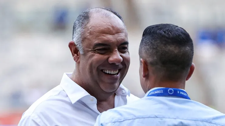 Marcos Braz, vice-presidente do Flamengo, durante partida contra o Cruzeiro no estádio Mineirão pelo Campeonato Brasileiro