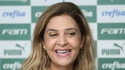 Leila Pereira durante coletiva de imprensa. Josh Wander responde dona da Crefisa.