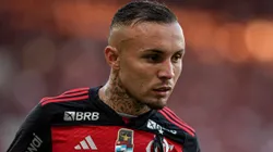 Everton Cebolinha durante partida entre Flamengo e Nova Iguaçu, no Maracanã, pelo Campeonato Carioca, no dia 07/04/2024.
