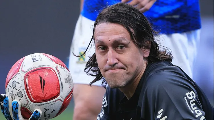 Cássio durante partida do Paulistão 2024. Goleiro tem sondagem do Cruzeiro.