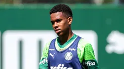 Estêvão em treino na Academia de Futebol. A Cria é pivô de negociações intensas