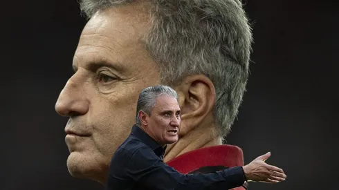 Landim, presidente do Flamengo, toma decisão sobre trabalho de Tite Fotos: Jorge Rodrigues/AGIF e Buda Mendes/Getty Image