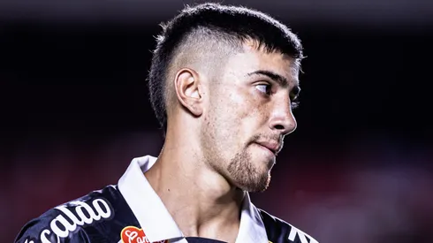 Pedrinho durante partida entre São Paulo e Santos, no Morumbis, pelo Campeonato Paulista, no dia 14/02/2024.