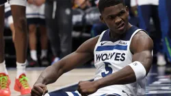 Anthony Edwards foi destaque novamente pelos Timberwolves contra os Nuggets (Foto: Matthew Stockman/Getty Images)