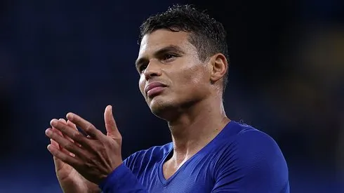 Thiago Silva durante partida pela Premier League, entre Chelsea e Sheffield United, no Stamford Bridge, no dia 16/12/2023. Foto: Clive Rose/Getty Images
