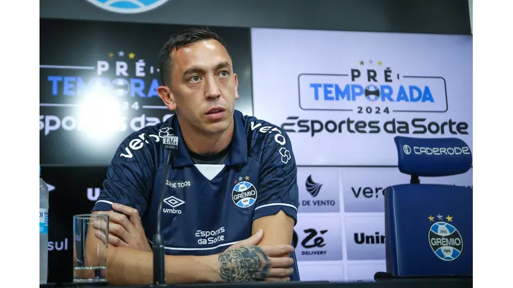 Marchesín, do Grêmio, fez críticas ao futebol brasileiro em meio as chuvas no RS - Foto: Lucas Uebel/Grêmo