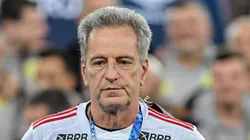 RJ - RIO DE JANEIRO - 07/04/2024 - CARIOCA 2024, FLAMENGO X NOVA IGUACU FINAL - Rodolfo Landim presidente do Flamengo durante cerimonia de premiacao ao final da partida contra o Nova Iguacu no estadio Maracana pela decisão do campeonato Carioca 2024