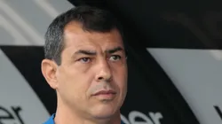 Carille na época que treinou o Corinthians. Técnico conhece bastante o goleiro Cássio.