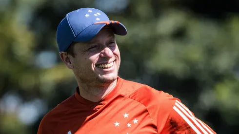 Seabra durante treino realizado na Toca II. Foto: Gustavo Aleixo/Cruzeiro