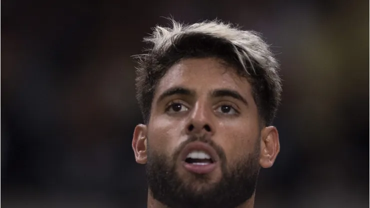Yuri Alberto comemora seu gol pelo Timão. Atacante pode voltar pela Sula.