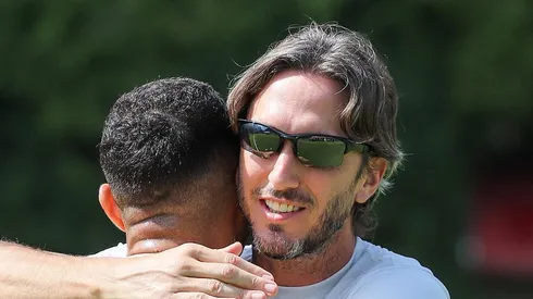 Zubeldía durante treino de sábado (4). Foto: Rubens Chiri / SPFC / Flickr Oficial.