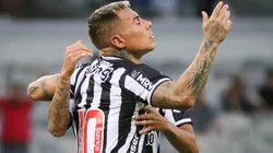 MG - Belo Horizonte - 19/03/2022 - MINEIRO 2022 ATLETICO-MG X CALDENSE - Eduardo Vargas jogador do Atletico-MG comemora seu gol durante partida contra o Caldense no estadio Mineirao pelo campeonato Mineiro 2022. Foto: Fernando Moreno/AGIF
