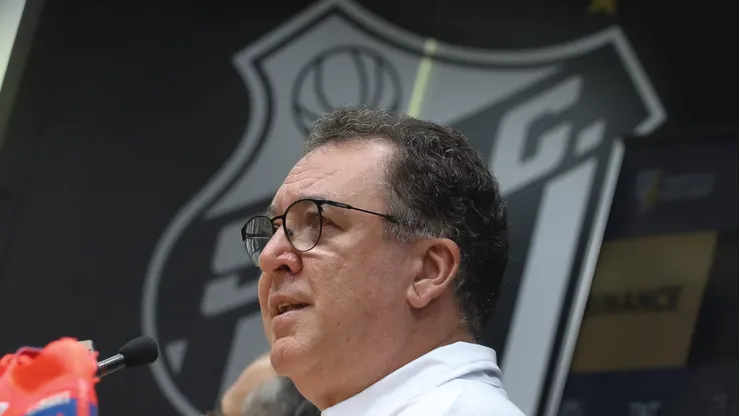 Marcelo Texeira, presidente do Santos Futebol Clube.