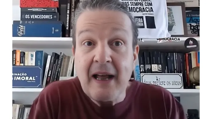 Juca Kfouri em live. O jornalista 'apertou a tecla SAP' para dissecar a nota de Rubão
