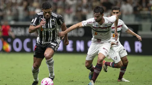 Hulk jogador do Atletico-MG durante partida contra o Fluminense na Arena MRV pelo campeonato Brasileiro. Foto: Alessandra Torres/AGIF