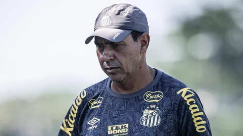 Carille reprova o rendimento – Fotos: Raul Baretta/ Santos FC..