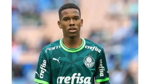 Foto: Marcello Zambrana/AGIF - Abel Ferreira pediu a permanência de Estêvão no Palmeiras