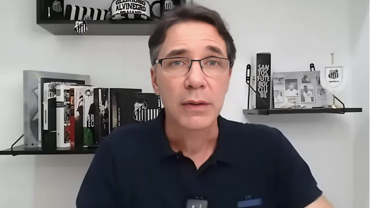 Vagner Frederico expõe acordo de Santos com meia