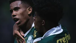 Estevão e Endrick em Palmeiras x Botafogo-SP brilharam pela Copa do Brasil - Foto: Thiago Ribeiro/ AGIF