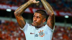 Paulinho foi bastante acionado no treino desta sexta-feira no CT Joaquim Grava
