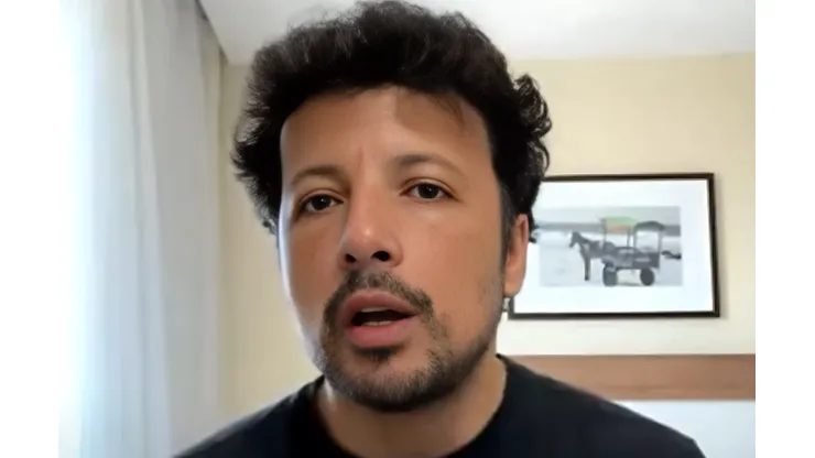 André Heran, em programa do Uol Esportes. O comunicador entrou em detalhes sobre a Cria do Verdão