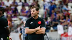 Rafael Paiva, técnico do Vasco em partida contra o Fortaleza, pela Copa do Brasil 2024.