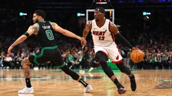 Celtics e Heat se enfrentaram no TD Garden pelo jogo 5 dos play-offs da NBA, na última quarta-feira (Foto: Maddie Meyer/Getty Images)