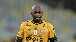 Sassá durante a partida disputada no Maracanã. Foto: Thiago Ribeiro/AGIF