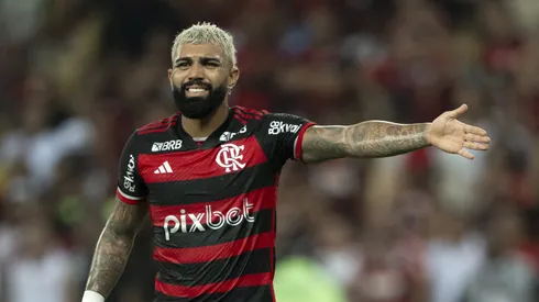 Gabigol em partida pela Copa do Brasil entre Flamengo x Amazonas