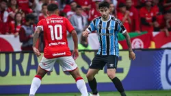BA - PORTO ALEGRE - 08/10/2023 - BRASILEIRO A 2023, INTERNACIONAL X GREMIO - Villasanti jogador do Gremio durante partida contra o Internacional no estadio Beira-Rio pelo campeonato Brasileiro A 2023. Foto: Maxi Franzoi/AGIF