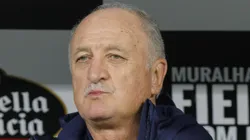 Felipão durante jogo do Palmeiras em 2019. Técnico está livre no mercado.