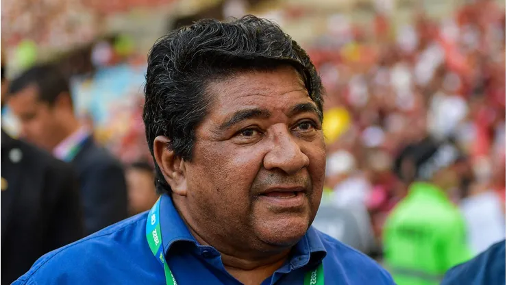 RJ - RIO DE JANEIRO - 17/09/2023 - COPA DO BRASIL 2023, FLAMENGO X SAO PAULO - Ednaldo Rodrigues presidente da Confederacao Brasileira de Futebol visto antes da partida entre Flamengo e Sao Paulo no estadio Maracana pelo campeonato Copa do Brasil 2023.