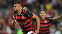 Fabricio Bruno jogador do Flamengo comemora seu gol durante partida contra o Cruzeiro no estadio Maracana pelo campeonato Brasileiro A 2024. Foto: Thiago Ribeiro/AGIF
