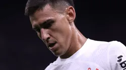 Matías Rojas durante partida entre Corinthians e Ponte Preta, na Neo Química Arena, pelo Campeonato Paulista, no dia 25/02/2024.