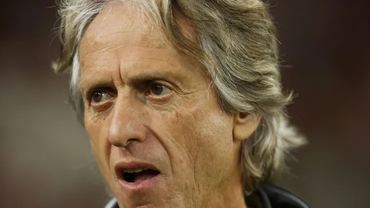Jorge Jesus em jogo do Flamengo