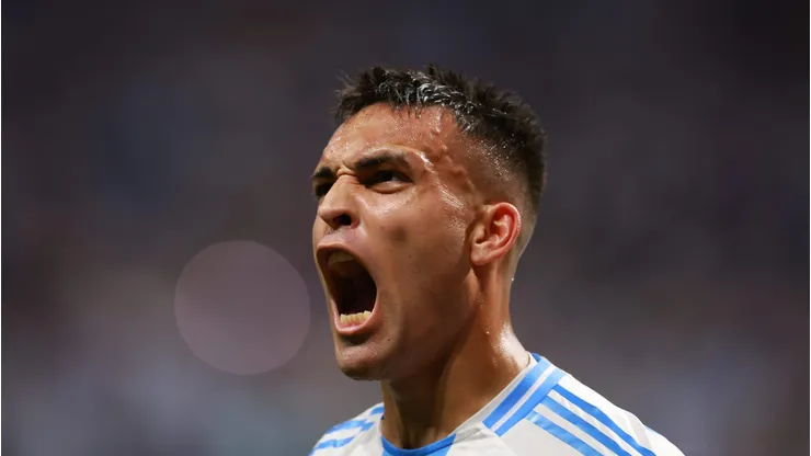 Lautaro Martínez em partida da Copa América 2024 (Foto: Hector Vivas/Getty Images)