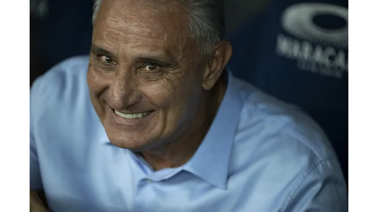 Tite tecnico do Flamengo durante partida contra o Sao Paulo no estadio Maracana pelo campeonato Brasileiro A 2024. Foto: Jorge Rodrigues/AGIF