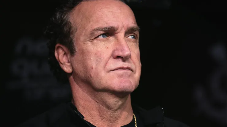Cuca quando dirigia o Corinthians em partida contra o Remo, na Neo Química Arena, pela Copa do Brasil de 2023, no dia 26/04.