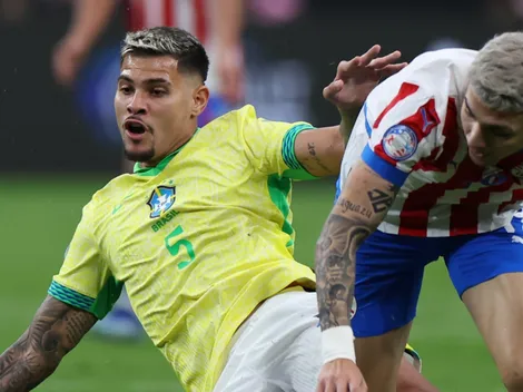 Bruno Guimarães explica momento de desabafo após gol do Brasil contra o Paraguai