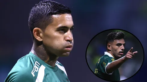 Dudu deve ganhar vaga de Gabriel Menino no time titular do Palmeiras contra o Corinthians - Fotos: Marcello Zambrana/AGIF e Ettore Chiereguini/AGIF