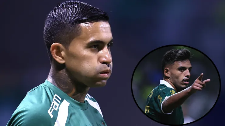 Dudu deve ganhar vaga de Gabriel Menino no time titular do Palmeiras contra o Corinthians - Fotos: Marcello Zambrana/AGIF e Ettore Chiereguini/AGIF