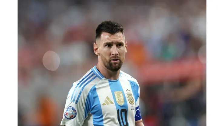 Messi atuando na Copa América. (Foto de Rob Carr/Getty Images)